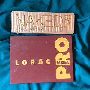 Urban decay and Lorac palettes
